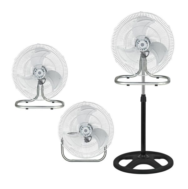 Goldair - 18 Inch Pedestal High Velocity 3 In 1 Floor Fan