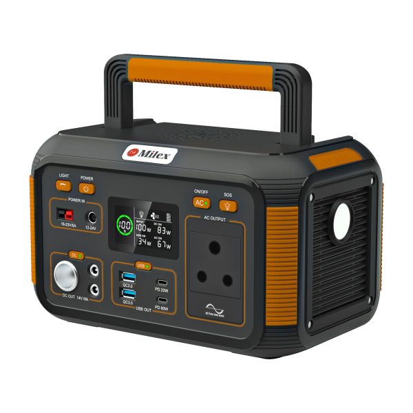 MILEX 500W PORTABLE POWER STATION - Image 3
