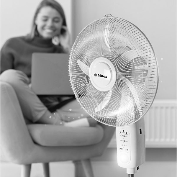 MILEX RECHARGEABLE PEDERIAL FAN 16 - Image 2