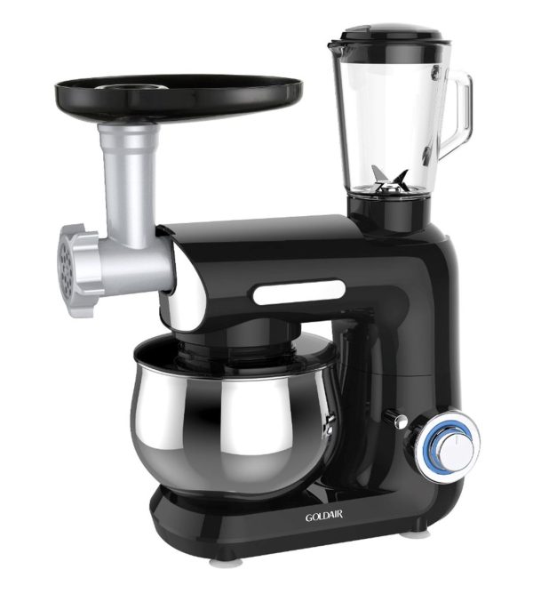 Goldair Black Stand Multi Kitchen Machine GBGM-3350