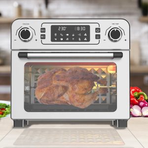 MILEX 23 LITRE air fryer oven with rotisserie