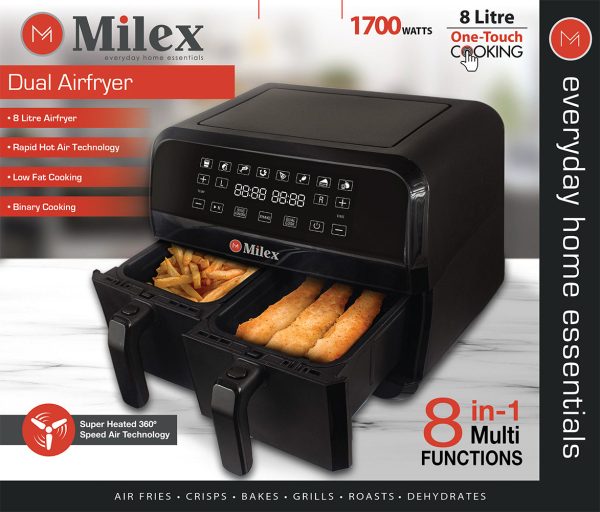 MILEX DUAL 9L AIR FRYER - Image 6