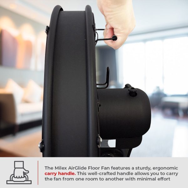 MILEX AIRGLIDE FLOOR FAN - Image 3
