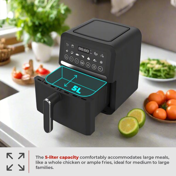 MILEX 5L Digital air fryer - Image 2