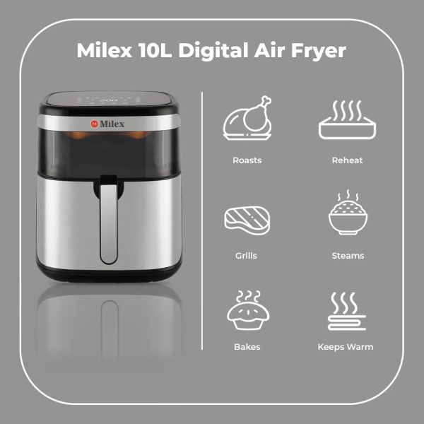 MILEX 10L Digital air fryer - Image 2