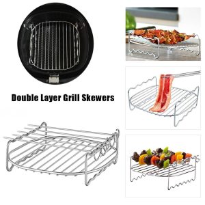 Milex Power Air Fryer Skewer & Stacking Rack