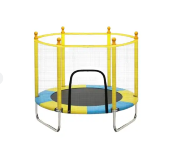 1.4m Kids Trampoline With Protective Cover