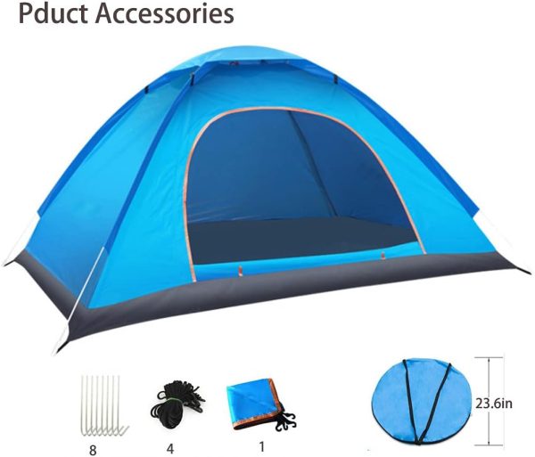 4 Person Dome Tent Camping Tent with Easy Setup - Image 5