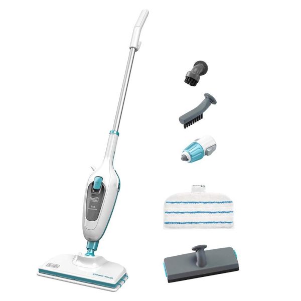 Black+Decker 1300w 5-in-1 Steam-mop With Portable Steamer