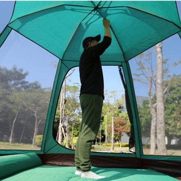 Green Outdoor Camping Tent - Image 3