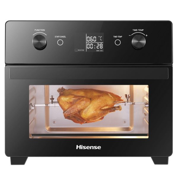 Hisense 20L Multifunction Airfryer Toaster Oven - Black - Image 2