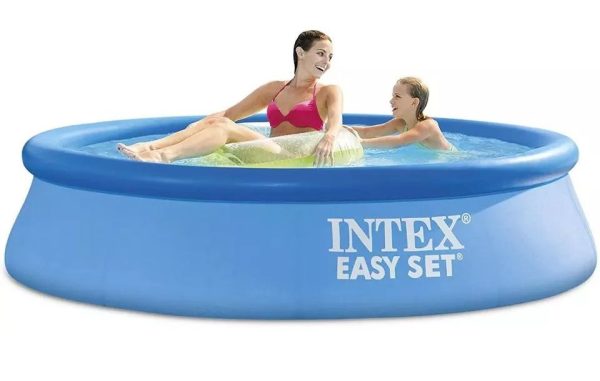 Intex 244cm x 61 cm Round Easy Set Inflatable Outdoor Swimming Pool - Image 3