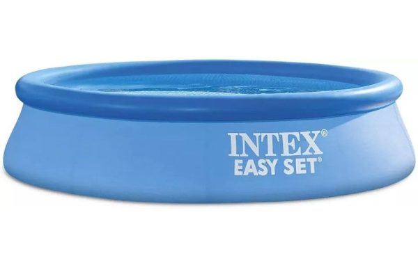 Intex 244cm x 61 cm Round Easy Set Inflatable Outdoor Swimming Pool