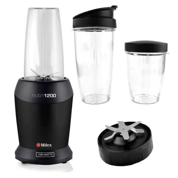 Milex - Nutri1200 8-in-1 Nutritional Blender - Black