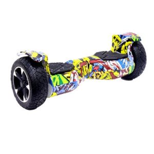 Self Balance Scooter 8.5" Hoverboard - Off-Road - LED - Remote - Graffiti